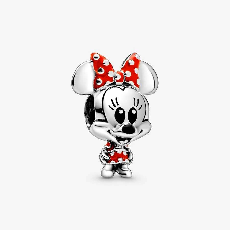 Přívěsek Disney myška Minnie s puntíkovanými šaty a mašlí image number 0 Privesek Disney myska Minnie s puntikovanymi saty a masli image number 0