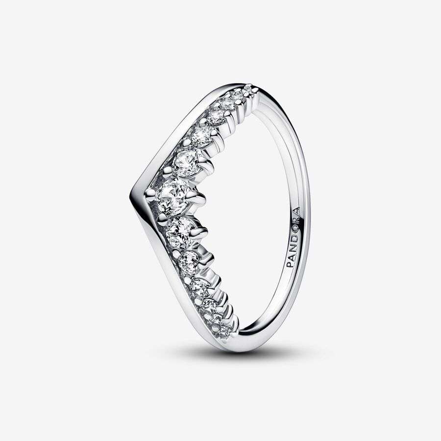 Prsten Pandora Timeless Přání s plovoucím pavé Prsten Pandora Timeless Prani s plovoucim pave