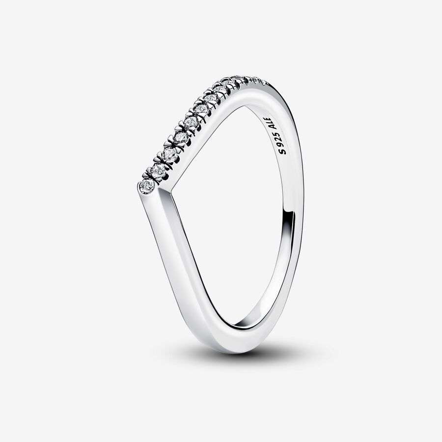 Prsten Pandora Timeless Třpytivá polovina přání Prsten Pandora Timeless Trpytiva polovina prani
