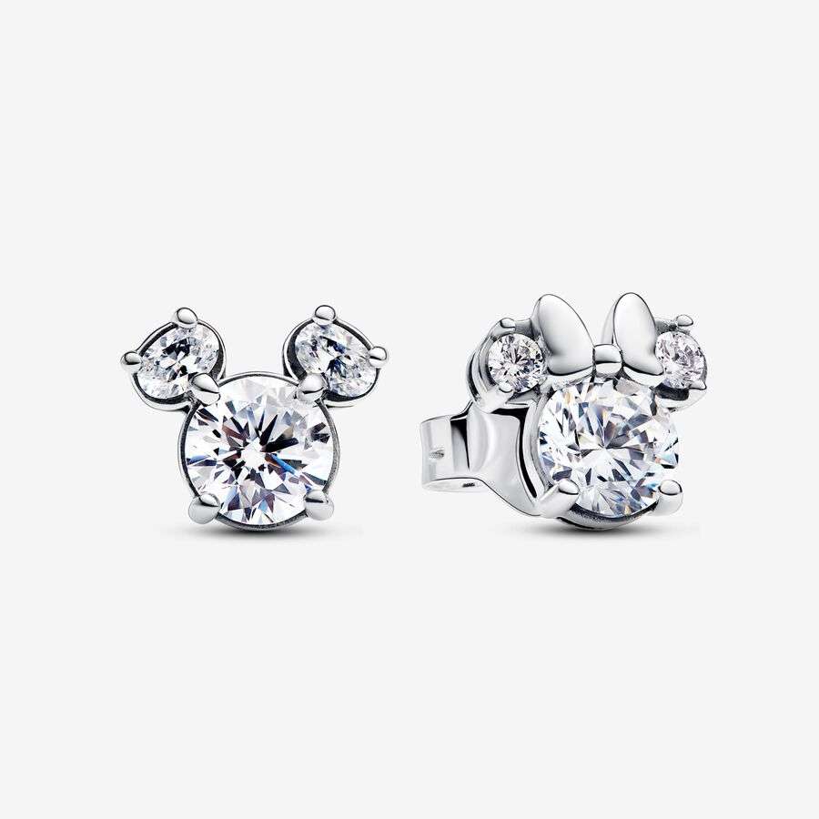 Třpytivé peckové náušnice Disney Mickey Mouse a Minnie Mouse Trpytive peckove nausnice Disney Mickey Mouse a Minnie Mouse