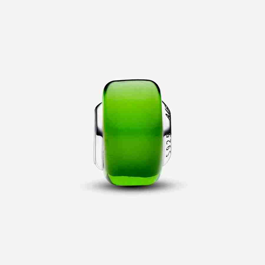 Mini přívěsek ze zeleného Murano skla_2