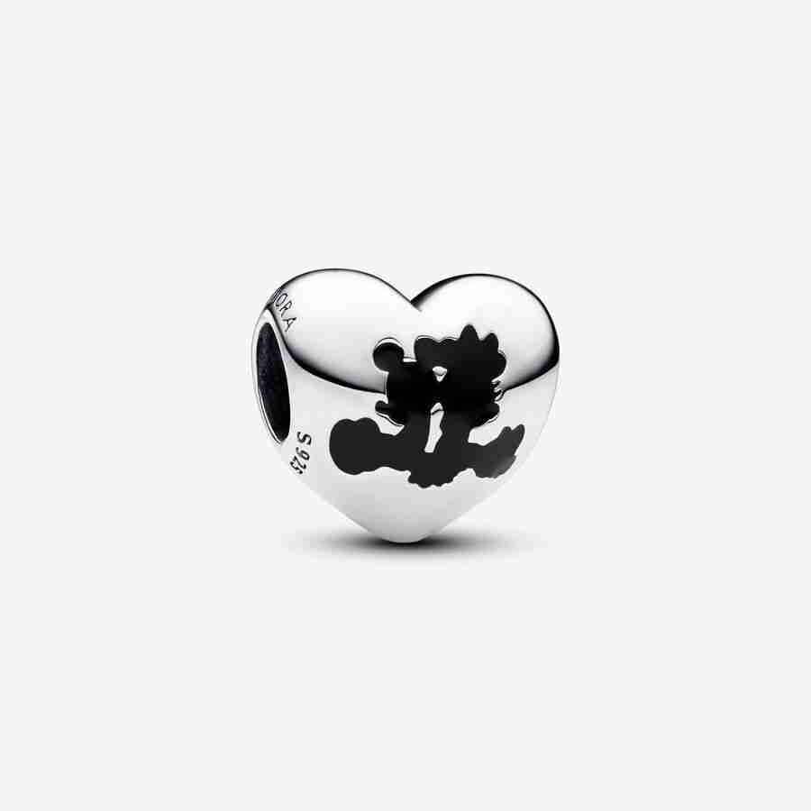 Přívěsek Disney Mickey Mouse & Minnie Mouse ve tvaru srdce Privesek Disney Mickey Mouse Minnie Mouse ve tvaru srdce