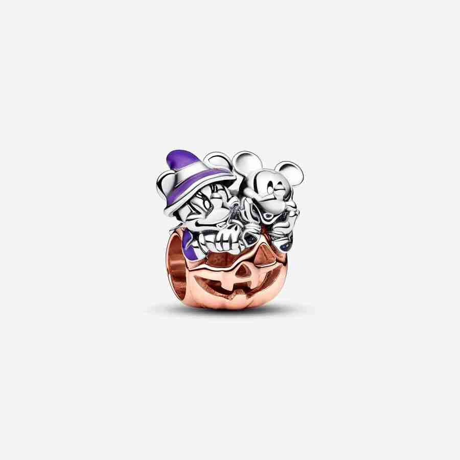 Přívěsek Disney Mickey Mouse a Minnie Mouse Halloweenská dýně Privesek Disney Mickey Mouse a Minnie Mouse Halloweenska dyne