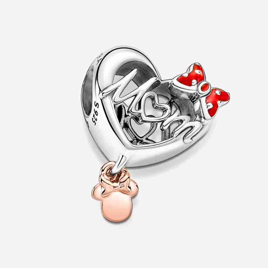 Přívěsek Disney Minnie Mouse Srdce a nápis Mum_2