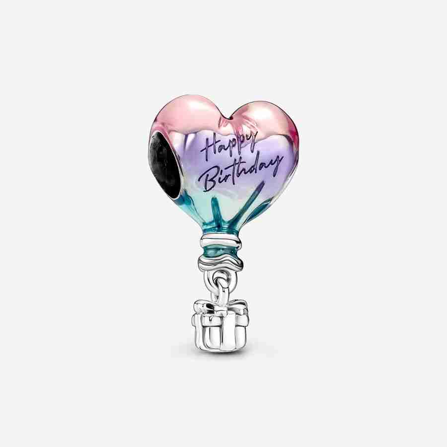 Přívěsek Horkovzdušný balon s nápisem Happy Birthday Privesek Horkovzdusny balon s napisem Happy Birthday