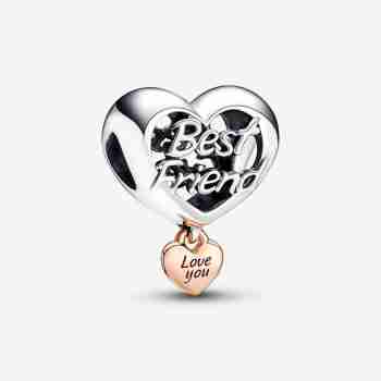 Přívěsek Srdce Love You a Best Friend