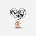 Přívěsek Srdce Love You a Best Friend (2)