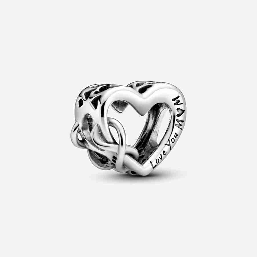 Přívěsek Srdce s nekonečnem Love You Mum Privesek Srdce s nekonecnem Love You Mum