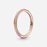 Prsten Pandora ME Pavé-Pozlacené růžovým zlatem Prsten Pandora ME Pavé-Pozlacené růžovým zlatem