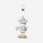 Visací přívěsek Disney 100. výročí, diamant, vyrobený v laboratoři, Mickey Mouse