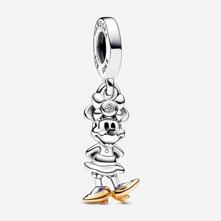 Visací přívěsek Disney 100. výročí – Minnie Mouse s laboratorně vytvořeným diamantem Visaci privesek Disney 100. vyroci – Minnie Mouse s laboratorne vytvorenym diamantem