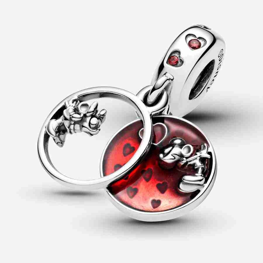Visací přívěsek Disney Mickey Mouse & Minnie Mouse Láska a polibky_2
