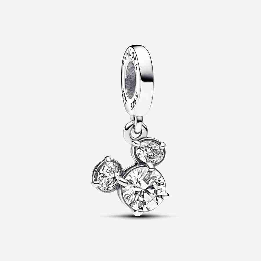 Visací přívěsek Disney Třpytivá silueta hlavy Mickey Mouse Visaci privesek Disney Trpytiva silueta hlavy Mickey Mouse