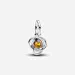 Visací přívěsek Medově žlutý kruh věčnosti Visací přívěsek Medově žlutý kruh věčnosti