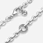 Výrazný řetízkový náramek Pandora Signature Pavé
